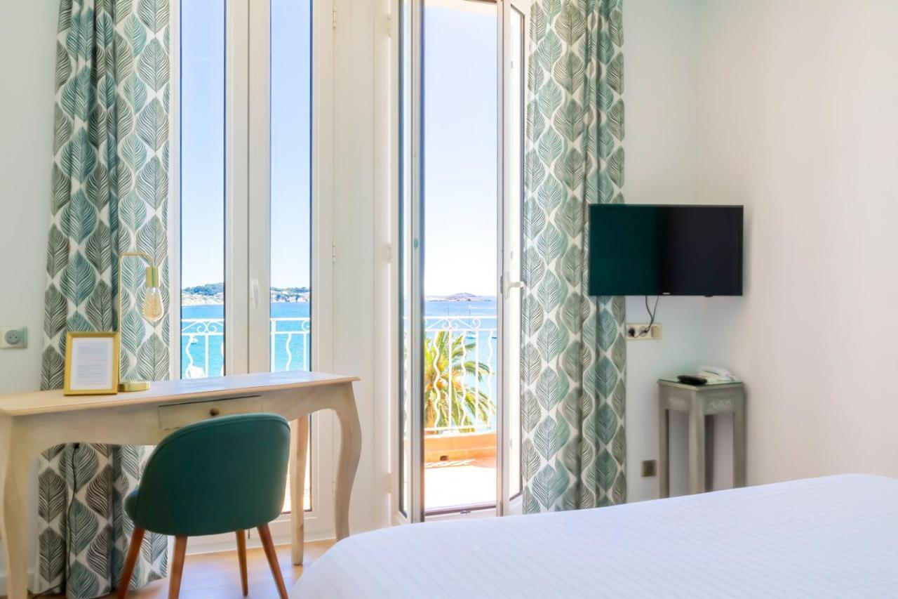 Les Galets Hotel Et B&B Bandol Bagian luar foto