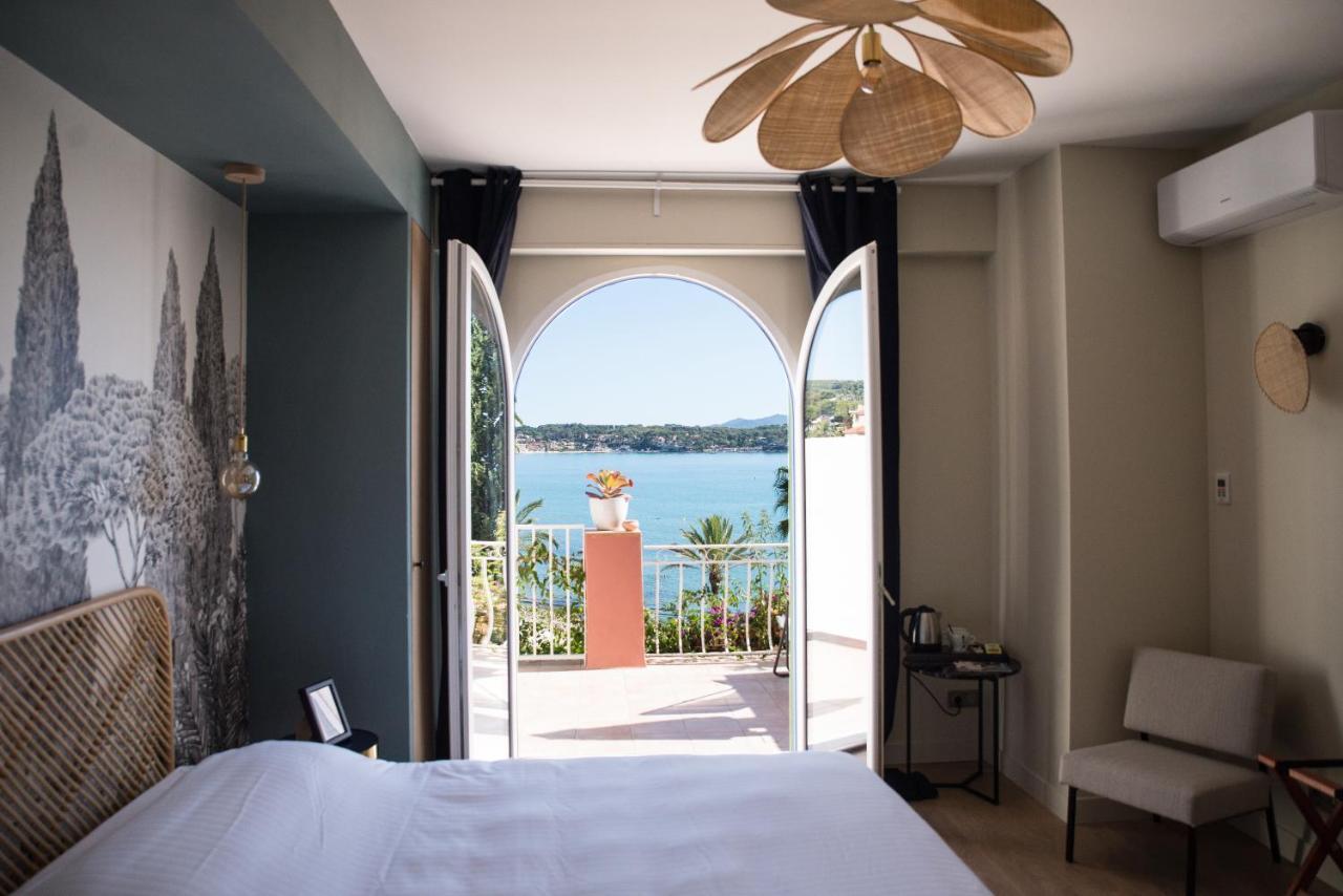 Les Galets Hotel Et B&B Bandol Bagian luar foto