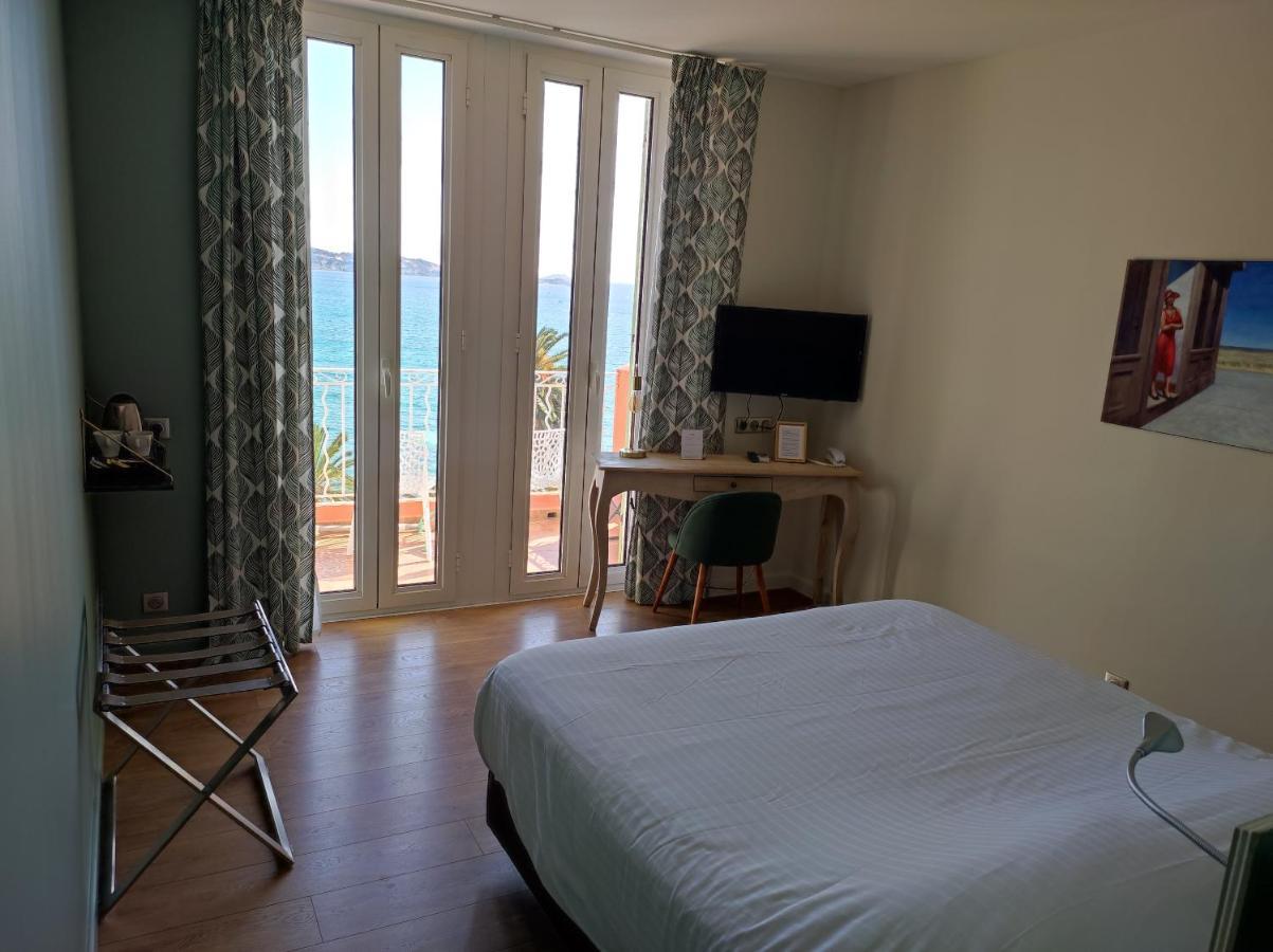 Les Galets Hotel Et B&B Bandol Bagian luar foto